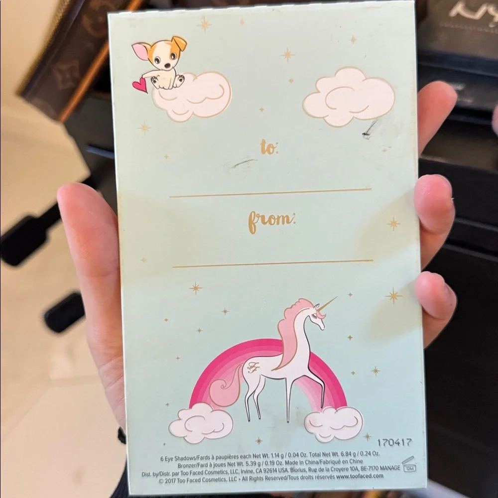 Too Faced Natural Beauty Eyeshadow Palette - Mint & Gold